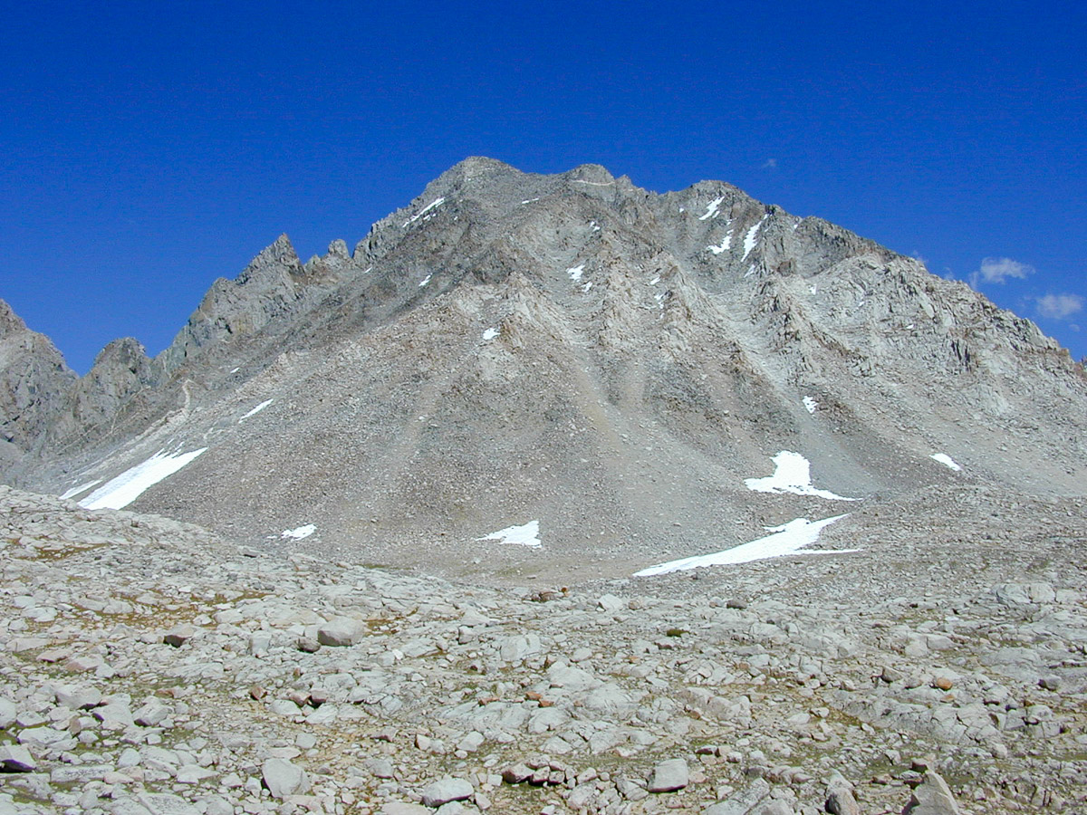 Day 2 - Climb Mt. Agassiz, and continue across Dusy Basin
