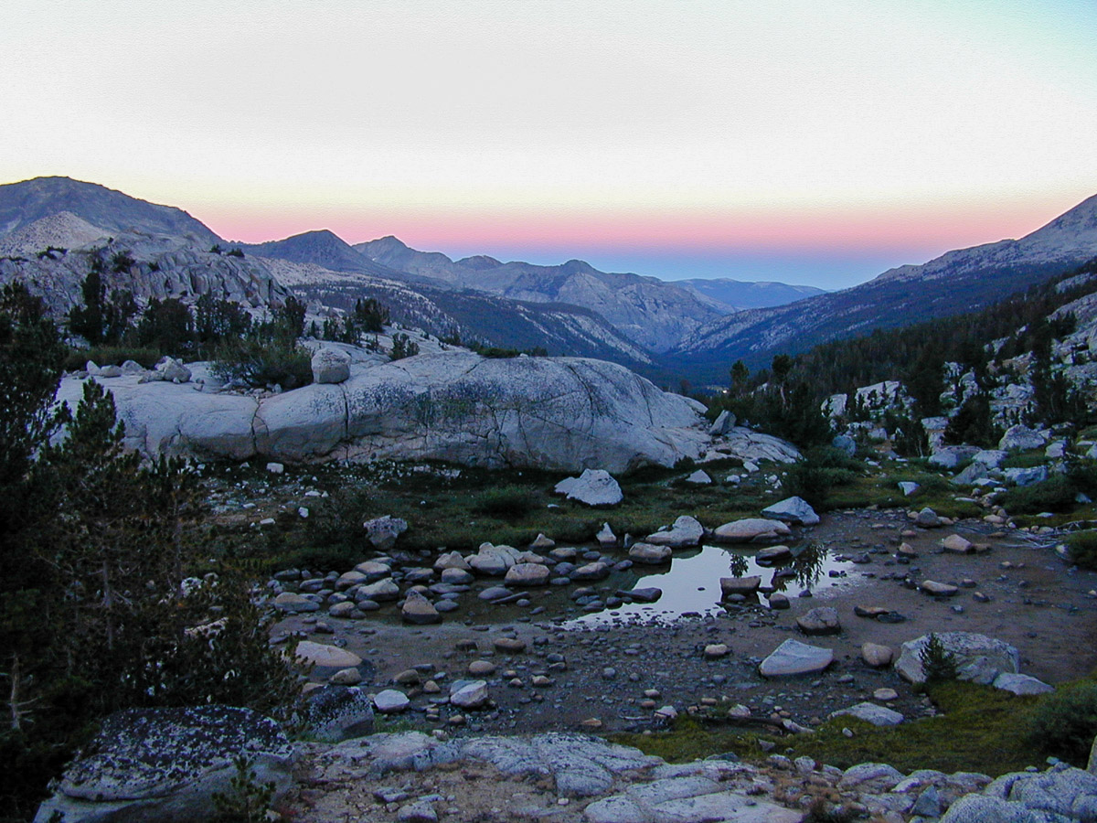 Days 7 & 8 - Hike from Evolution Lake to Florence Lake